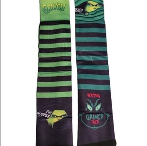 2 pr The Grinch Christmas Eew People Socks Dress, Casual, Funny Socks